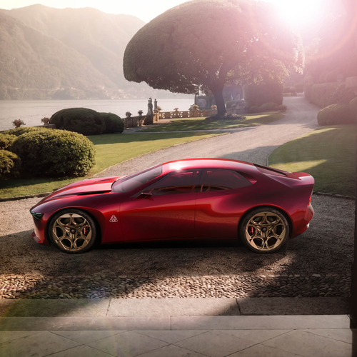 2026 Alfa Romeo Cuorerosso Concept Side View